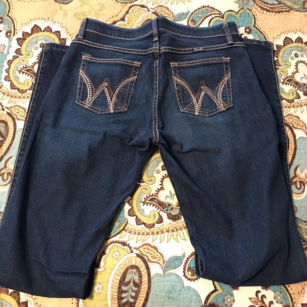 Baby-Q Dark Boot Cut Wrangler Jeans - Picture 3 of 11